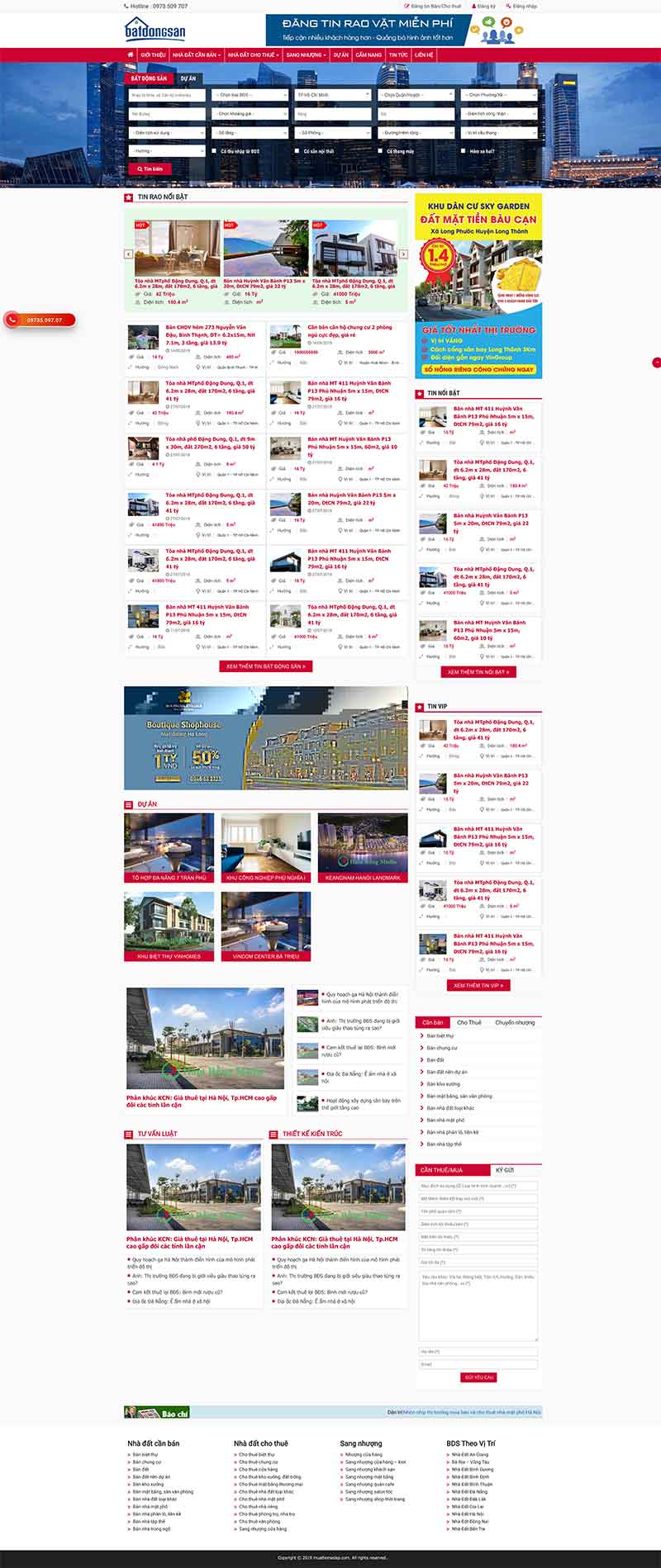 Bất động sản &middot; Trưng b&agrave;y cao cấp