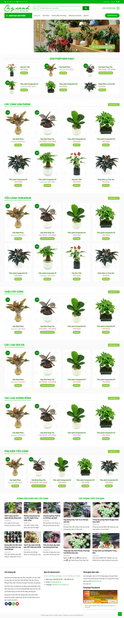 Ảnh xem trước giao diện c&acirc;y xanh
