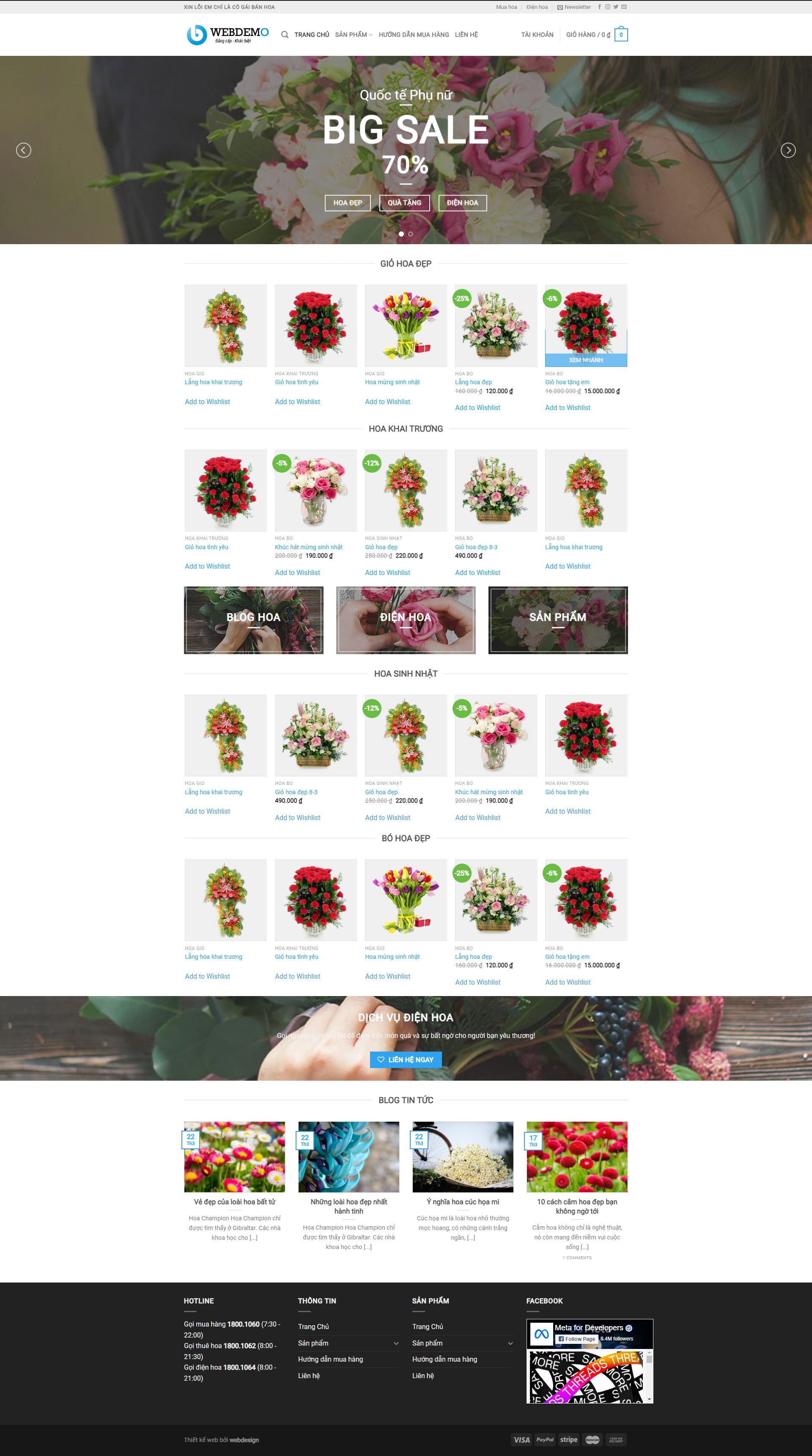 Hoa tươi &middot; Trưng b&agrave;y cao cấp