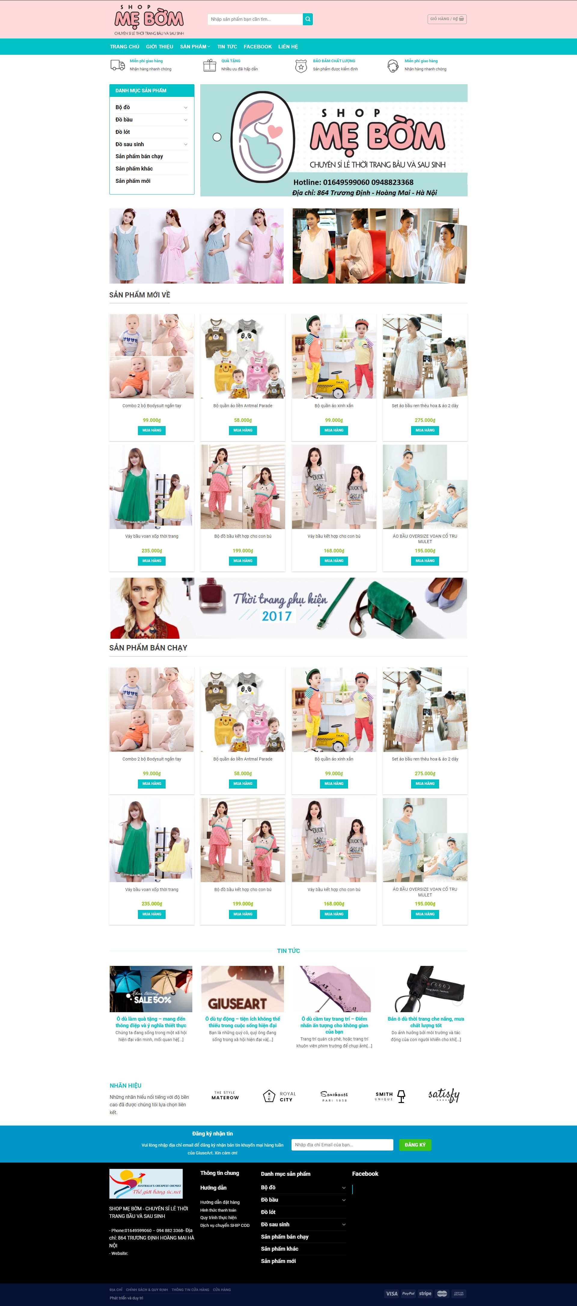 Shop mẹ v&agrave; b&eacute;